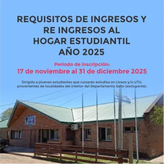 Requisitos Ingreso Hogar Estudiantil
